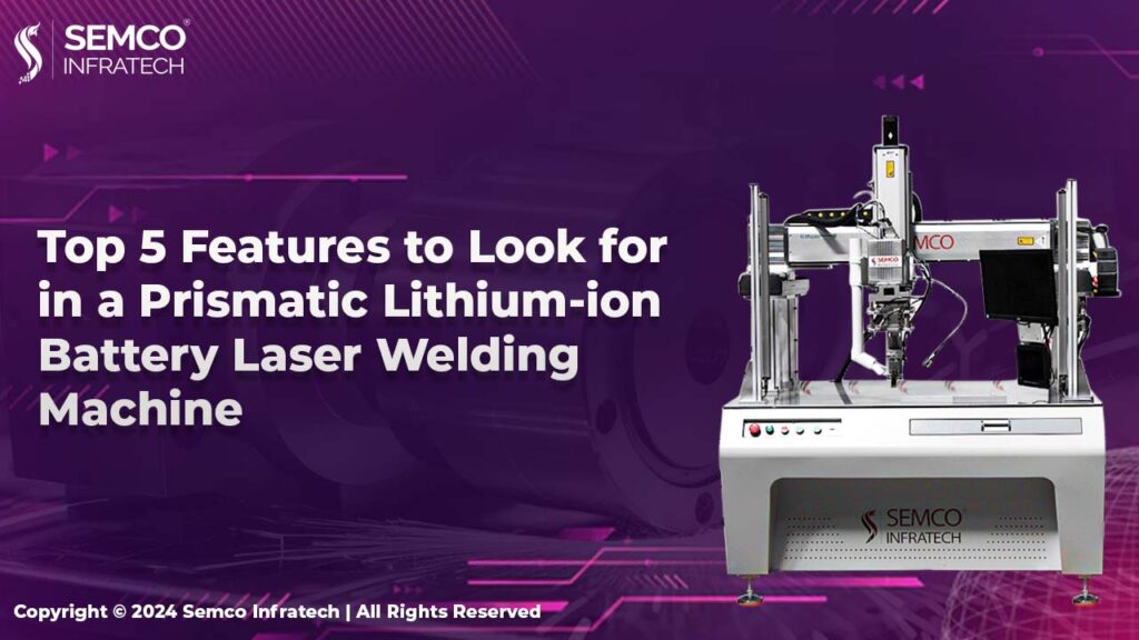 prismatic lithium ion battery pack welding machine